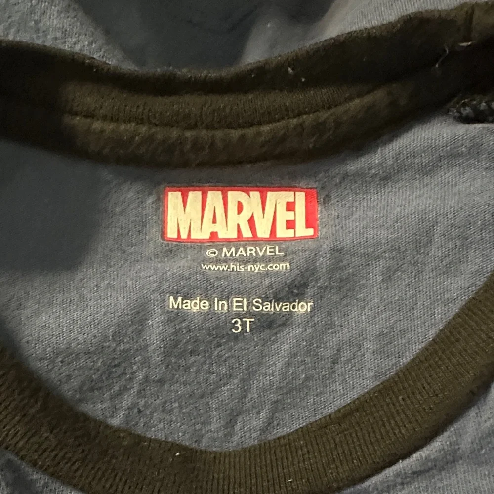 Marvel Black Panther Kids Tee - Navy & Black - Picture 3 of 3